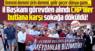 Samsun'da CHP İl Başkanı görevden alındı, CHP'liler yürüyüş eylemi yaptı