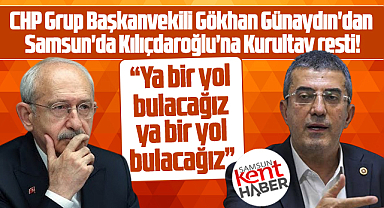 Samsun'da konuşan Gökhan Günaydın'dan Kılıçdaroğlu'na kurultay resti!