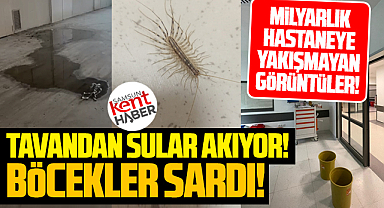 Samsun'da milyarlık Şehir Hastanesine yakışmayan görüntüler!