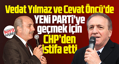 Samsun'da Vedat Yılmaz ve Cevat Öncü'de CHP'den istifa etti