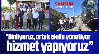 Samsun'da Canik Belediyesi Canik ilçesine hizmetleri ortak akılla yapıyor