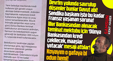 Samsun'da İller Bankasını, Dünya Bankası sanan sendika attığı mesaj ile şaşırttı!