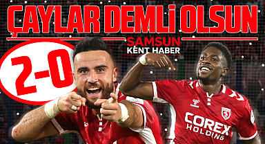 Samsunspor Rizespor maçını 2-0 kazandı