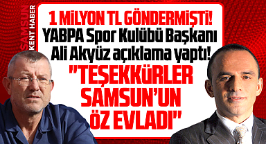 YABPA Spor Kulübü Başkanı Ali Akyüz'den Galip Öztürk'e teşekkür açıklaması