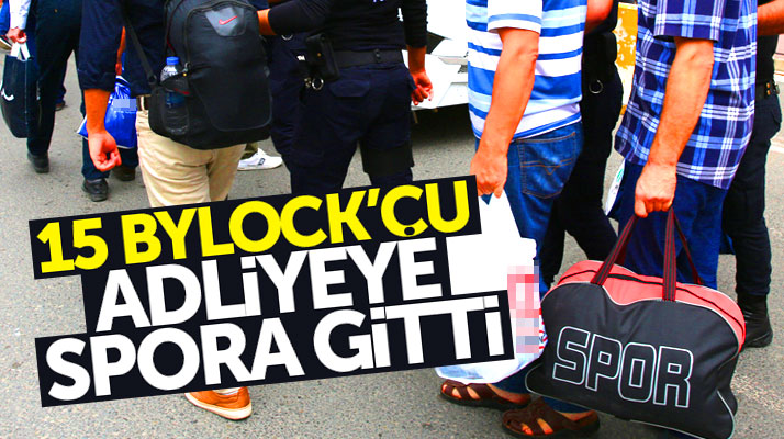 Samsun'da 15 Bylock zanlısı Adliyeye sevk edildi