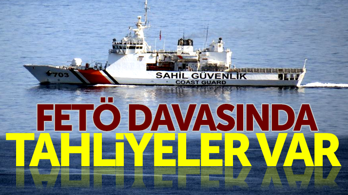 Samsun'da Sahil Güvenlik Bölge Komutanlığı FETÖ davasında 3 tutuklu tahliye oldu