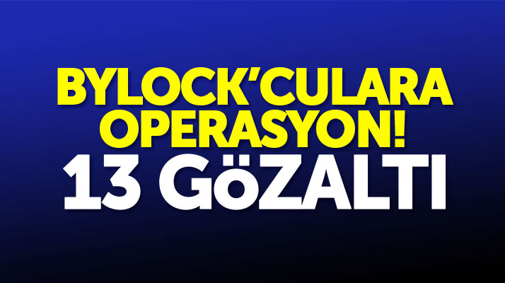 Samsun'da özel sektör çalışanlarına ByLock operasyonu: 13 gözaltı