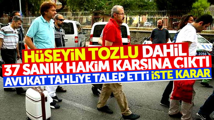 Samsun'da FETÖ'den tutuklu işadamı Hüseyin Tozlu ve 37 sanık hakim karşısına çıktı