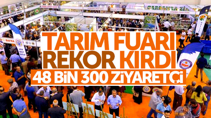 TÜYAP Samsun 3'üncü Tarım Fuarına 5 günde 48 bin ziyaretçi geldi