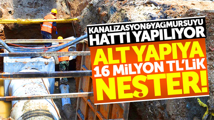 Samsun SASKİ'den Vezirköprü'ye 16 milyon TL'lik alt yapı hizmeti