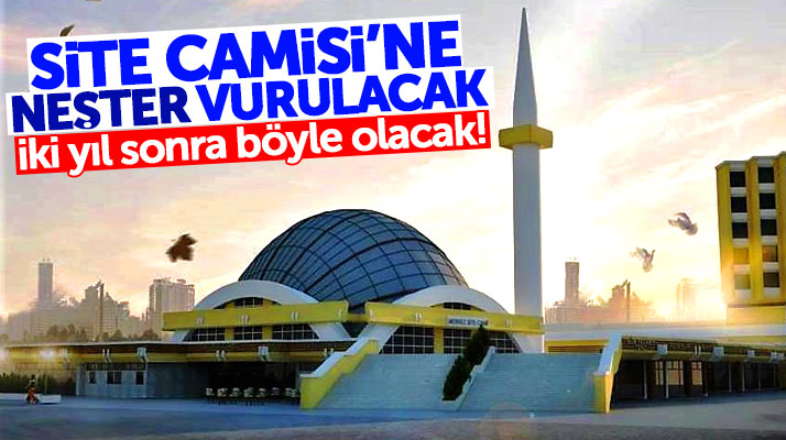 Samsun'da 37 yıllık Site Camisinin çevresi yenilenecek
