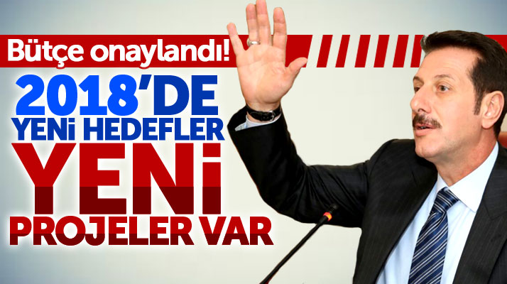 Samsun'da İlkadım Belediyesi'nin 2018 bütçesi onaylandı