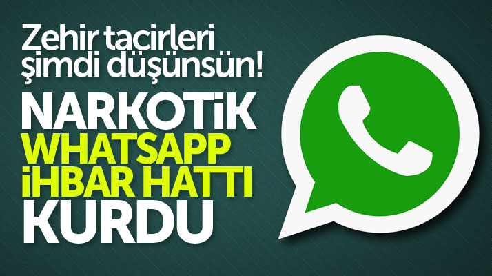 Samsun'da narkotik suçlar için Whatsapp ihbar hattı kuruldu