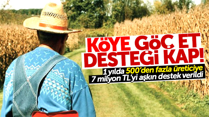 Samsun'da köye göç etmeyi taahhüt eden üreticilere Büyükşehir teşvik desteği veriyor
