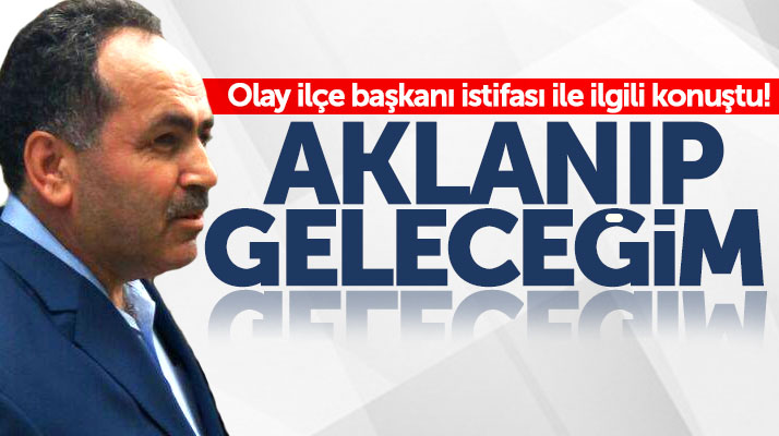 Samsun'da AK Parti 19 Mayıs İlçe Başkanı Kalaycı istifa nedeni ile ilgili konuştu