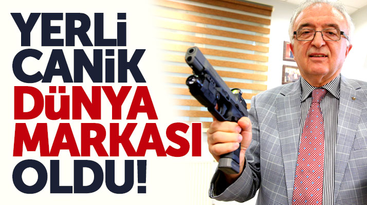 Samsun'da üretilen yerli Canik tabancaları dünya markası oldu