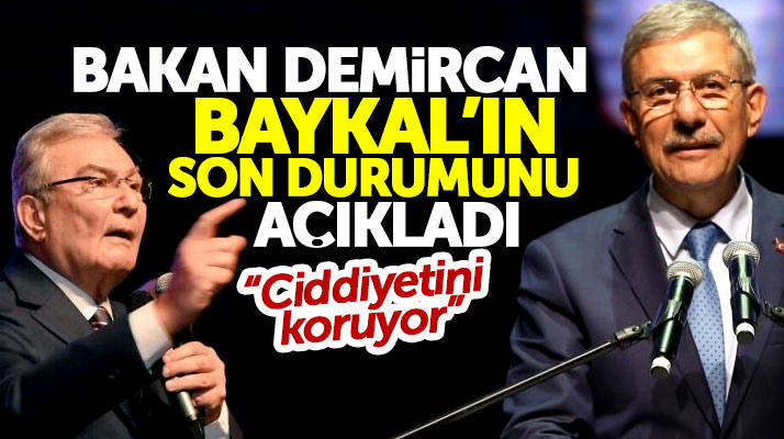 Sağlık Bakanı Ahmet Demircan Samsun'da Deniz Baykal'ın son sağlık durumunu açıkladı
