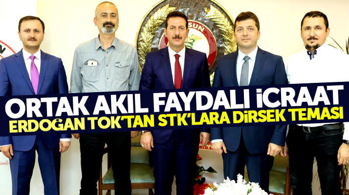 Erdoğan Tok, Memur-Sen, SAMİMDER ve Tabip Odası'nı ziyaret etti