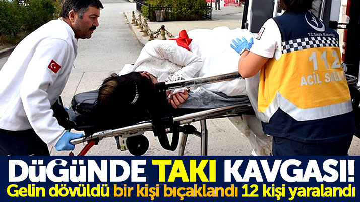 Samsun'da düğünde kavga! Gelin dövüldü, bir kişi bıçaklandı 12 kişi yaralandı