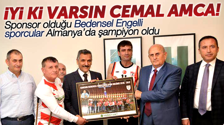 Yeşilyurt Demir Çelik'in sponsor olduğu bedensel engelli sporculara ödül verildi