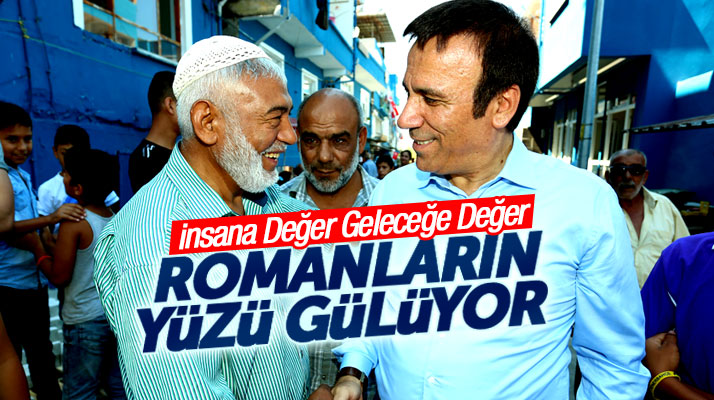 Samsun'un Canik ilçesinde Romanların yüzü gülüyor