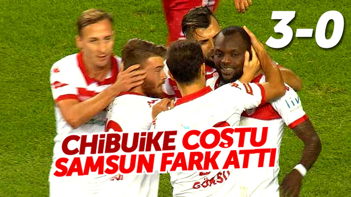 Samsunspor Gaziantepspor'u 3-0 yendi