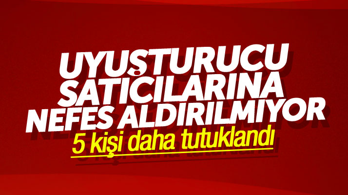 Samsun Bafra ve Amasya'da operasyon: Uyuşturucu satan 5 kişi tutuklandı