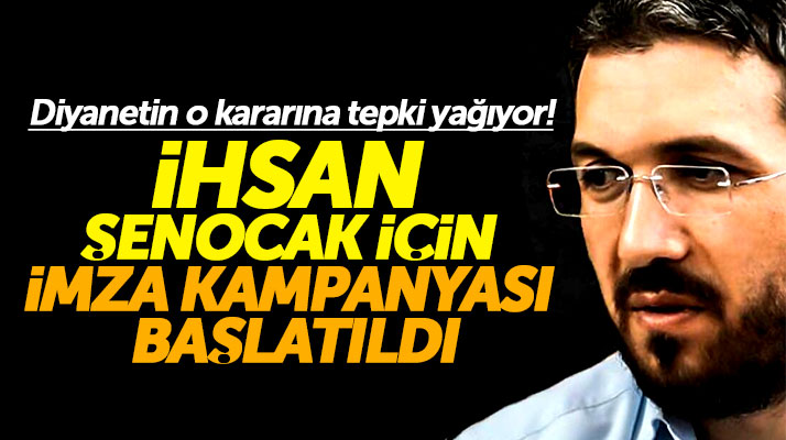 İFAM kurucusu İhsan Şenocak'ın göreve iadesi için imza kampanyası başlatıldı