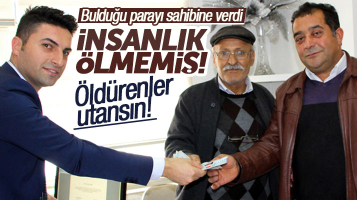 Samsun Havza'da insanlık ölmemiş dedirten olay: Bulduğu parayı sahibine teslim etti