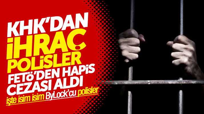 Samsun'da KHK'dan ihraç 4 eski polis memuruna FETÖ'den hapis cezası