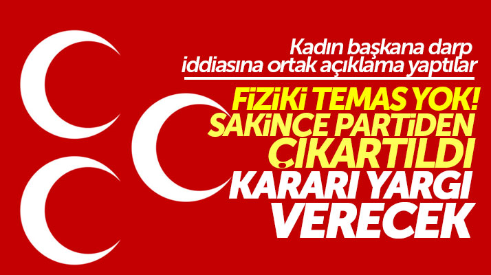 Samsun'da MHP'li Yasemin Utaş'ın darp edildiği iddiasına ortak açıklama ile yanıt geldi