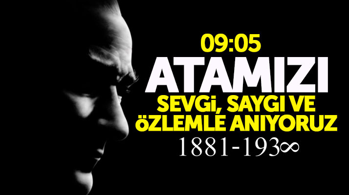 Atatürk şehri Samsun'dan 10 Kasım mesajları