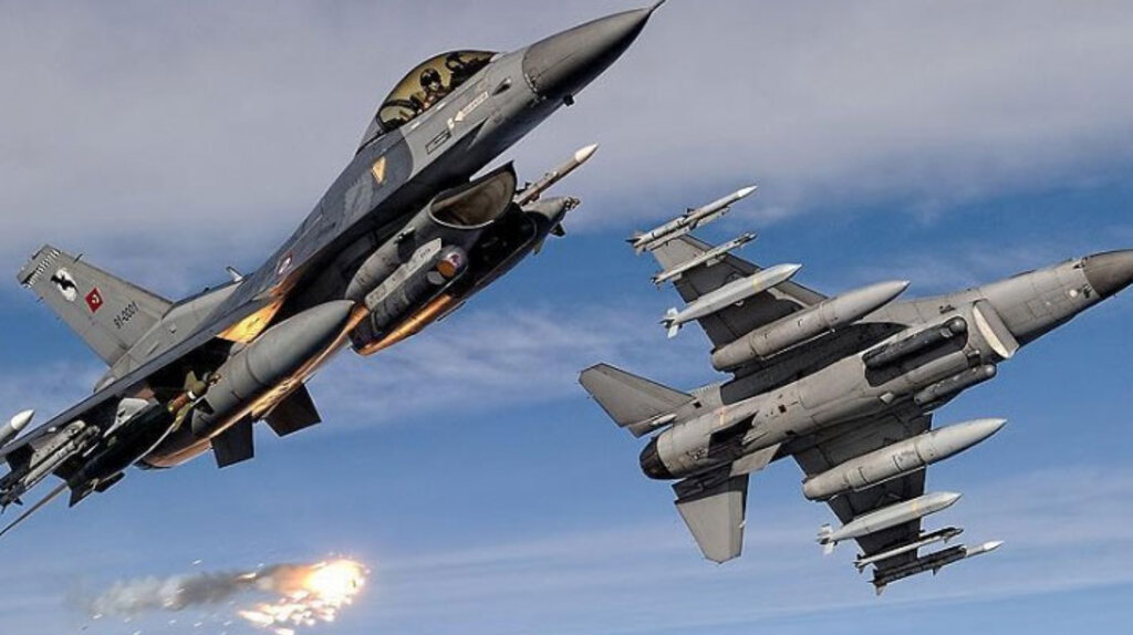 Irak'ın kuzeyine hava harekatı: 96 terörist öldürüldü 