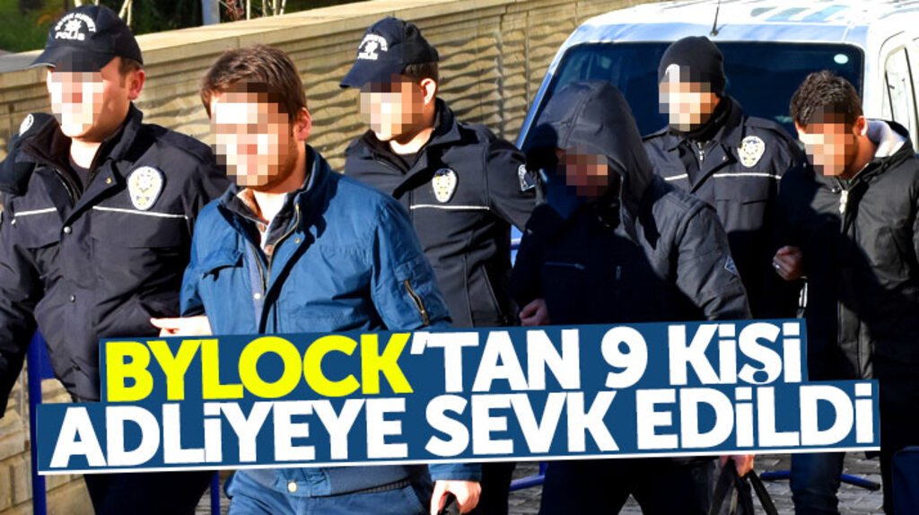 Samsun'da Bylock'tan gözaltına alınan 9 kişi Adliyeye sevk edildi