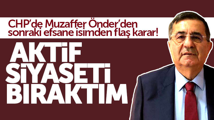 CHP Samsun eski Milletvekili Suat Binici, aktif politikayı bıraktığını duyurdu