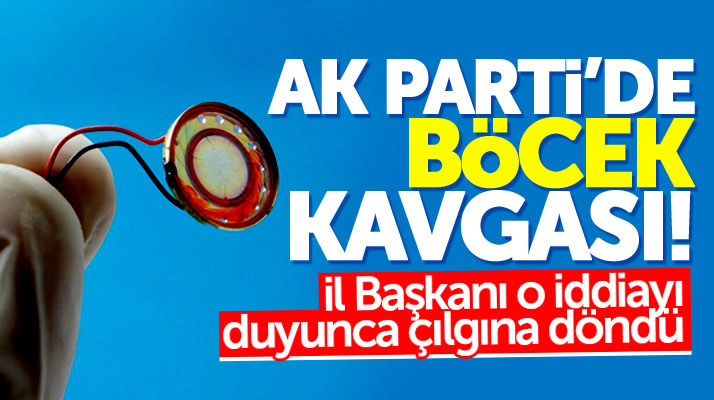 AK Parti Samsun İl Başkanı Göksel ile Mustafa Ataş arasında böcek kavgası iddiası