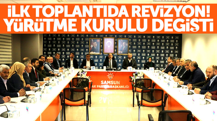 AK Parti Samsun İl Başkanı Karaduman, İl Yürütme Kurulunda revizyon yaptı