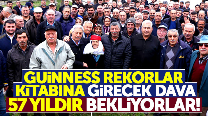 Samsun'da Guinness Rekorlar kitabına girecek kadastro davası! Tam 57 yıldır sürüyor
