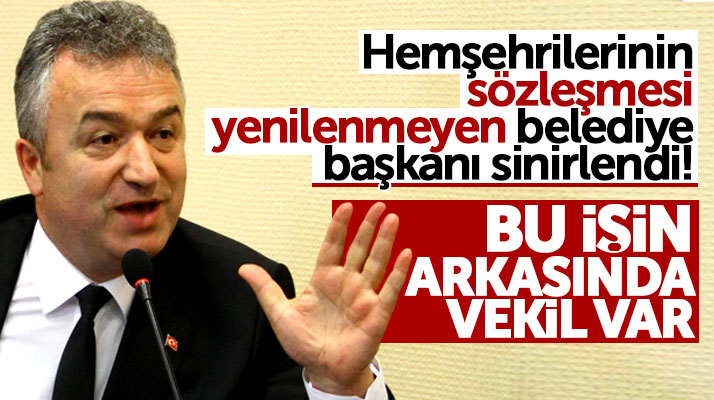 Samsun'da hemşehrilerinin sözleşmesi yenilenmeyen belediye başkanı sinirlendi