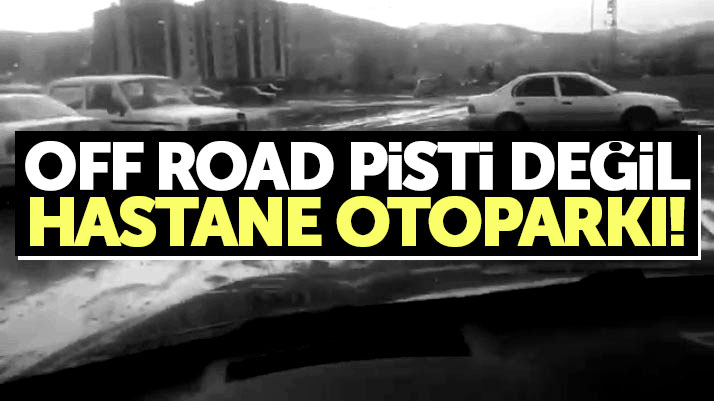 Samsun Eğitim ve Araştırma Hastanesi otoparkının çamur içinde olması tepki çekti