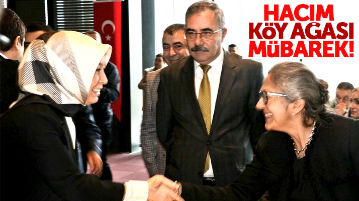 Eyüp Güler, Öznur Çalık'ı köy ağası gibi karşıladı