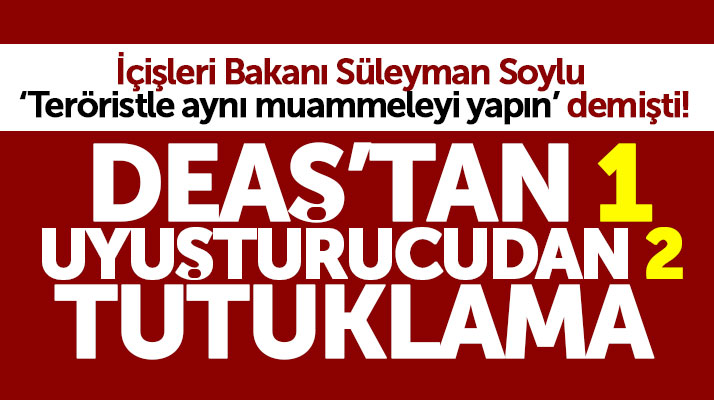 Samsun'da DEAŞ'tan 1, uyuşturucu satışından ise 2 kişi tutuklandı