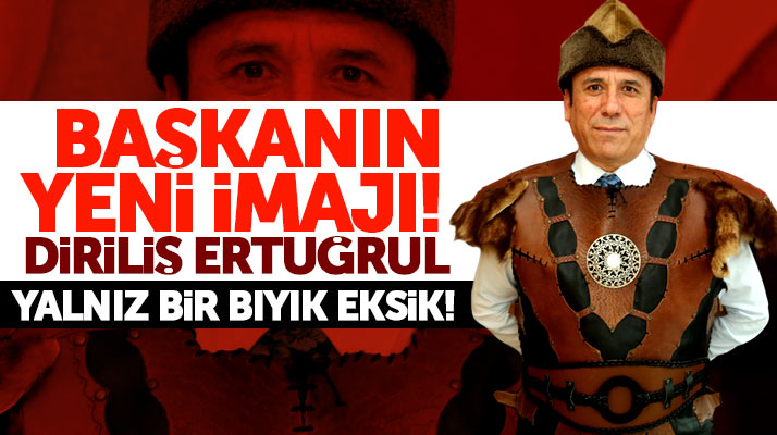 Canik Belediye Başkanı Osman Genç, Diriliş Ertuğrul gibi Alp kıyafeti giydi