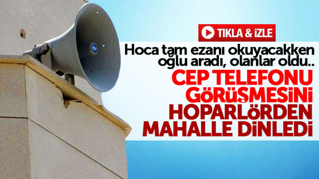 Samsun'da mikrofonu açık unutan imamın cep telefonu görüşmesini mahalle dinledi