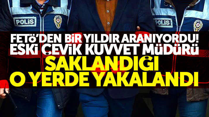 Samsun'da FETÖ'den aranan eski Çevik Kuvvet Müdürü Mehmet Demircioğlu yakalandı