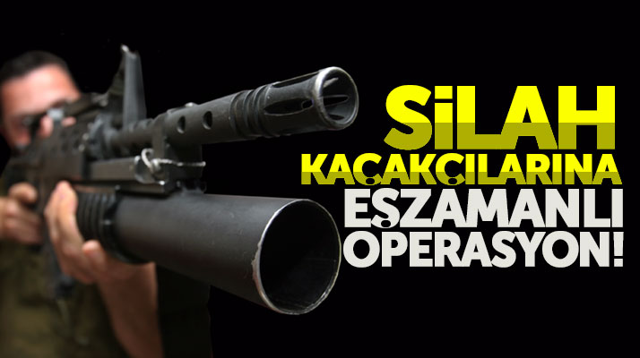 Samsun Valiliği silah kaçakçılığı operasyonunda 18 kişinin gözaltına alındığını açıkladı