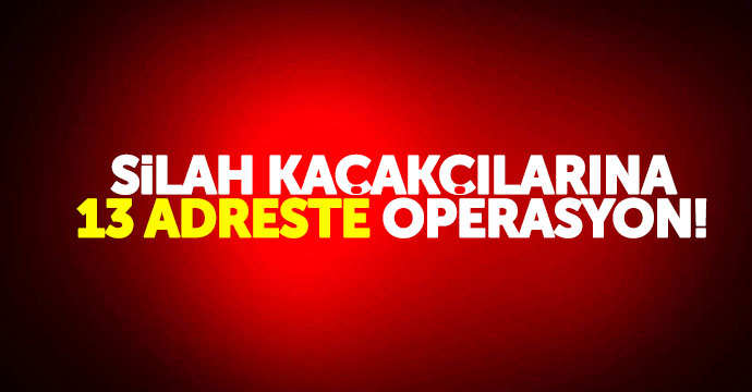 Samsun merkezli silah kaçakçılığı operasyonunda 9 kişi gözaltına alındı