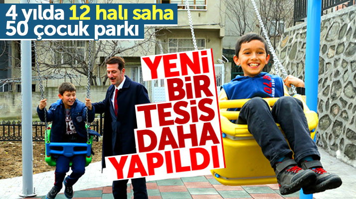 Erdoğan Tok: İlkadım'a 4 yılda 12 halı saha 50 çocuk parkı yaptık