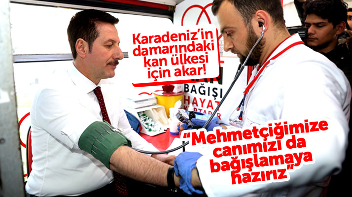Erdoğan Tok, Zeytin Dalı Harekatındaki Mehmetçikler için kan bağışı yaptı