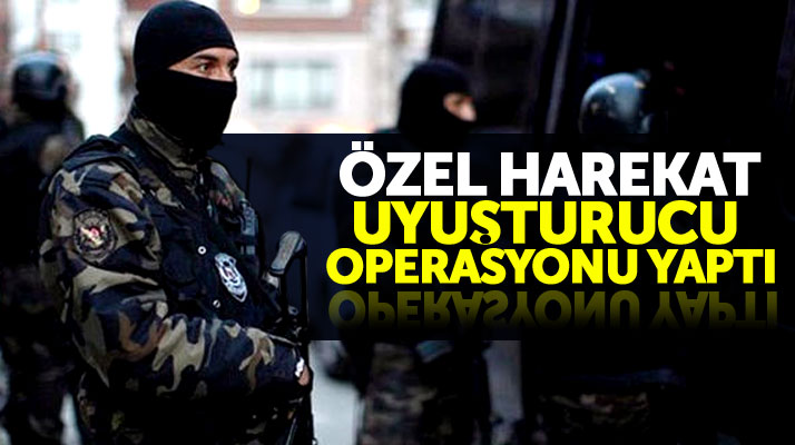 Samsun'da özel harekat destekli uyuşturucu operasyonunda 1 kişi tutuklandı
